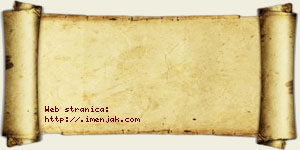 Janko Naerac vizit kartica